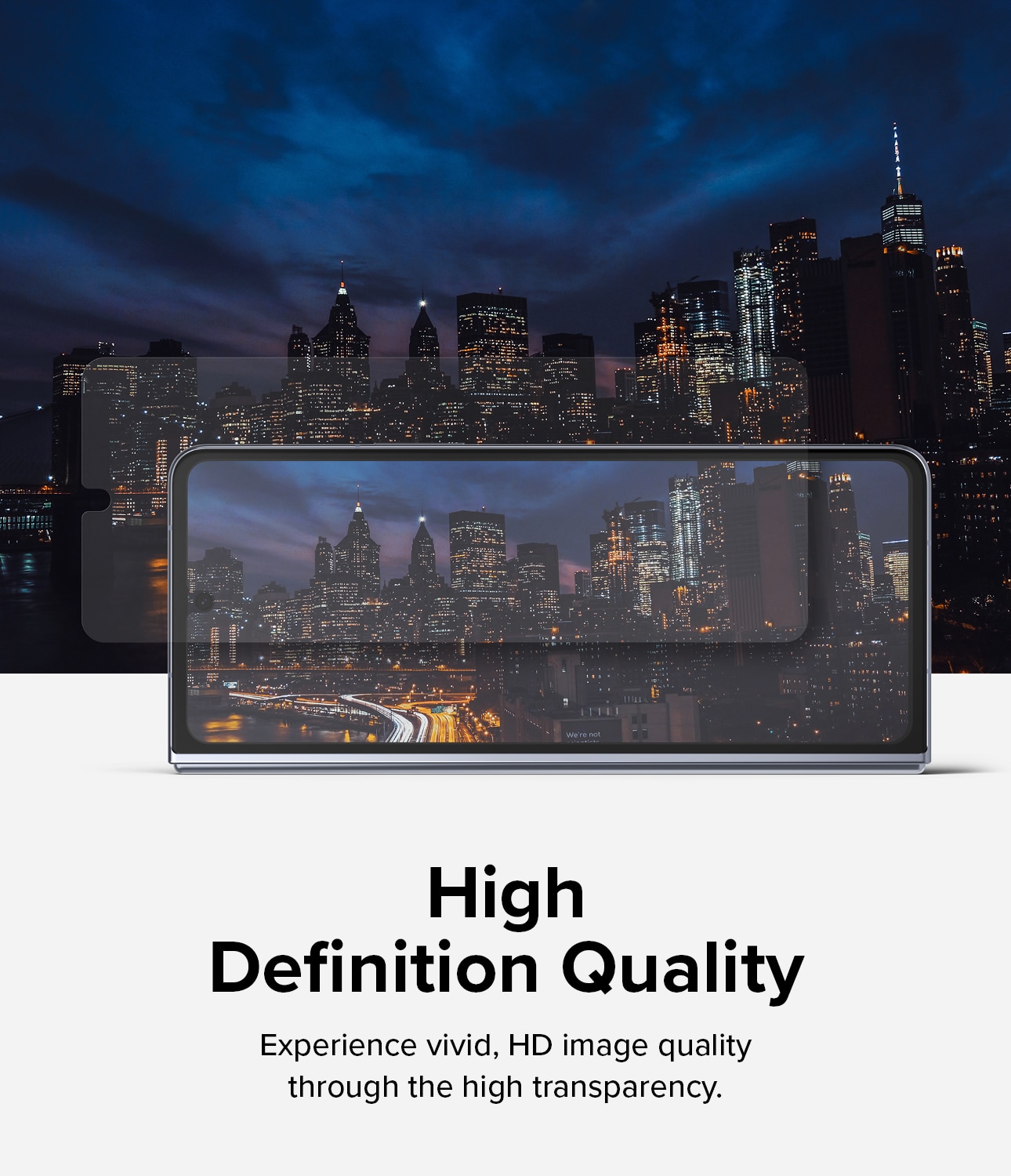 Samsung Galaxy Z Fold 5 Skärmskydd skyddsfilm - Dual Easy