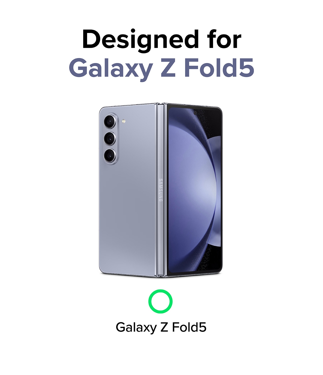 Samsung Galaxy Z Fold 5 Slim Skal, Svart