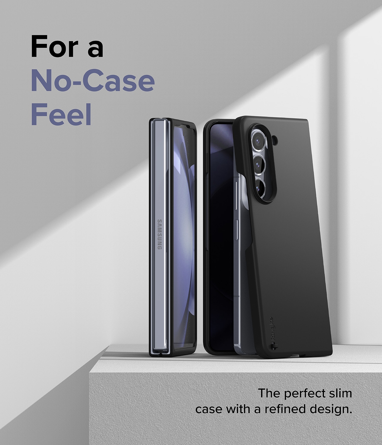 Samsung Galaxy Z Fold 5 Slim Skal, Svart