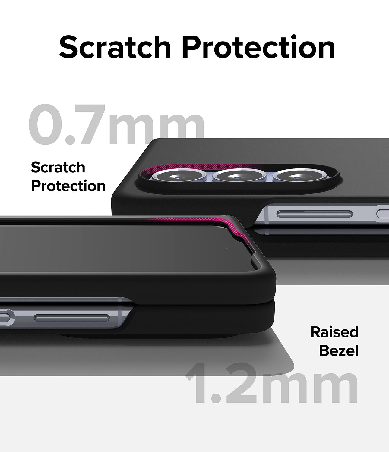 Samsung Galaxy Z Fold 5 Slim Skal, Svart