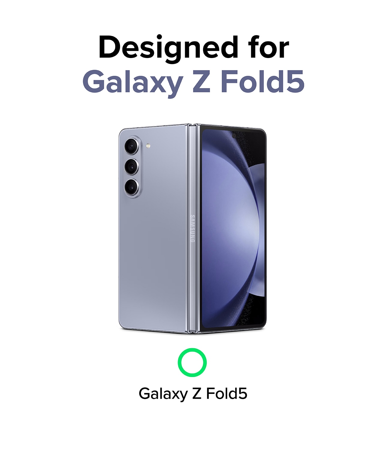 Samsung Galaxy Z Fold 5 Slim Skal, genomskinlig