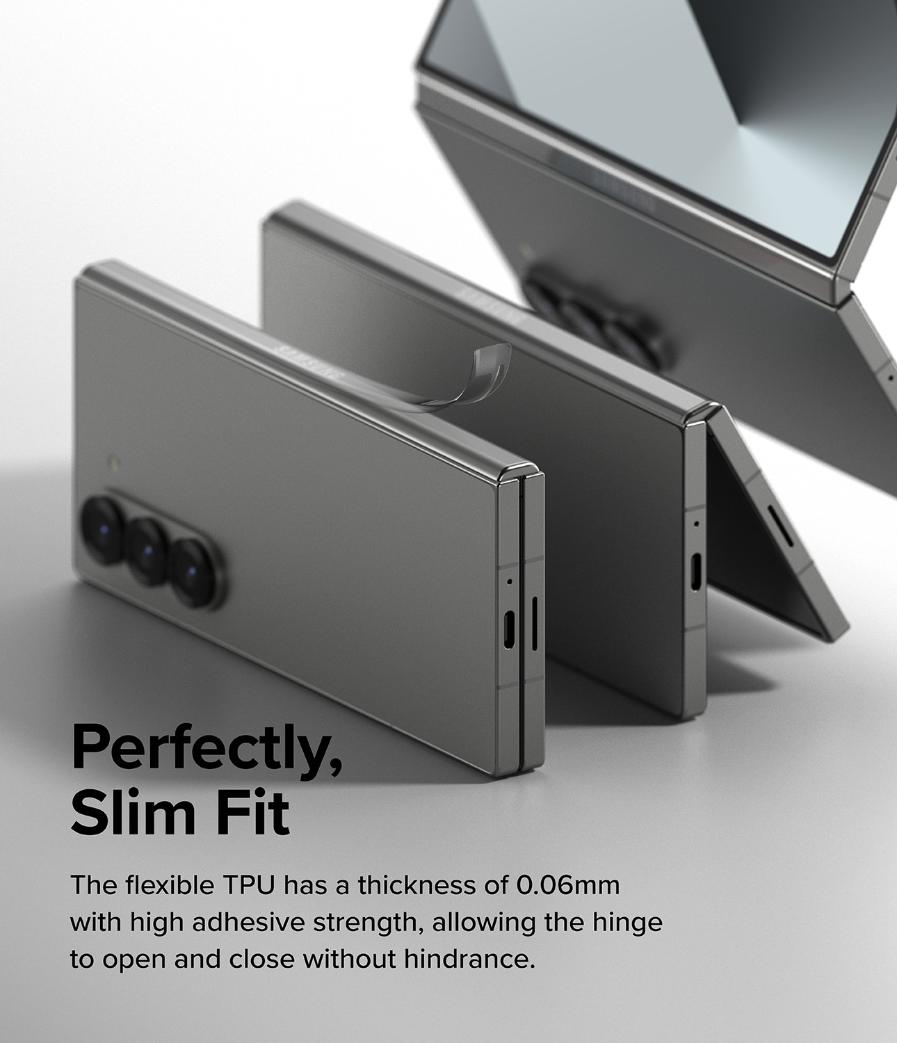 Samsung Galaxy Z Fold 6 Hinge skyddsfilm - Dual Easy (2-pack)