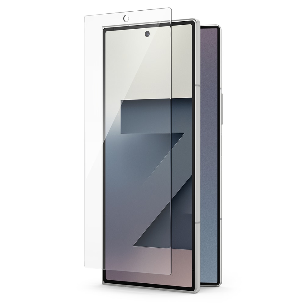 Samsung Galaxy Z Fold 7 Ytterskärmskydd i glas med monteringsram (2-pack)