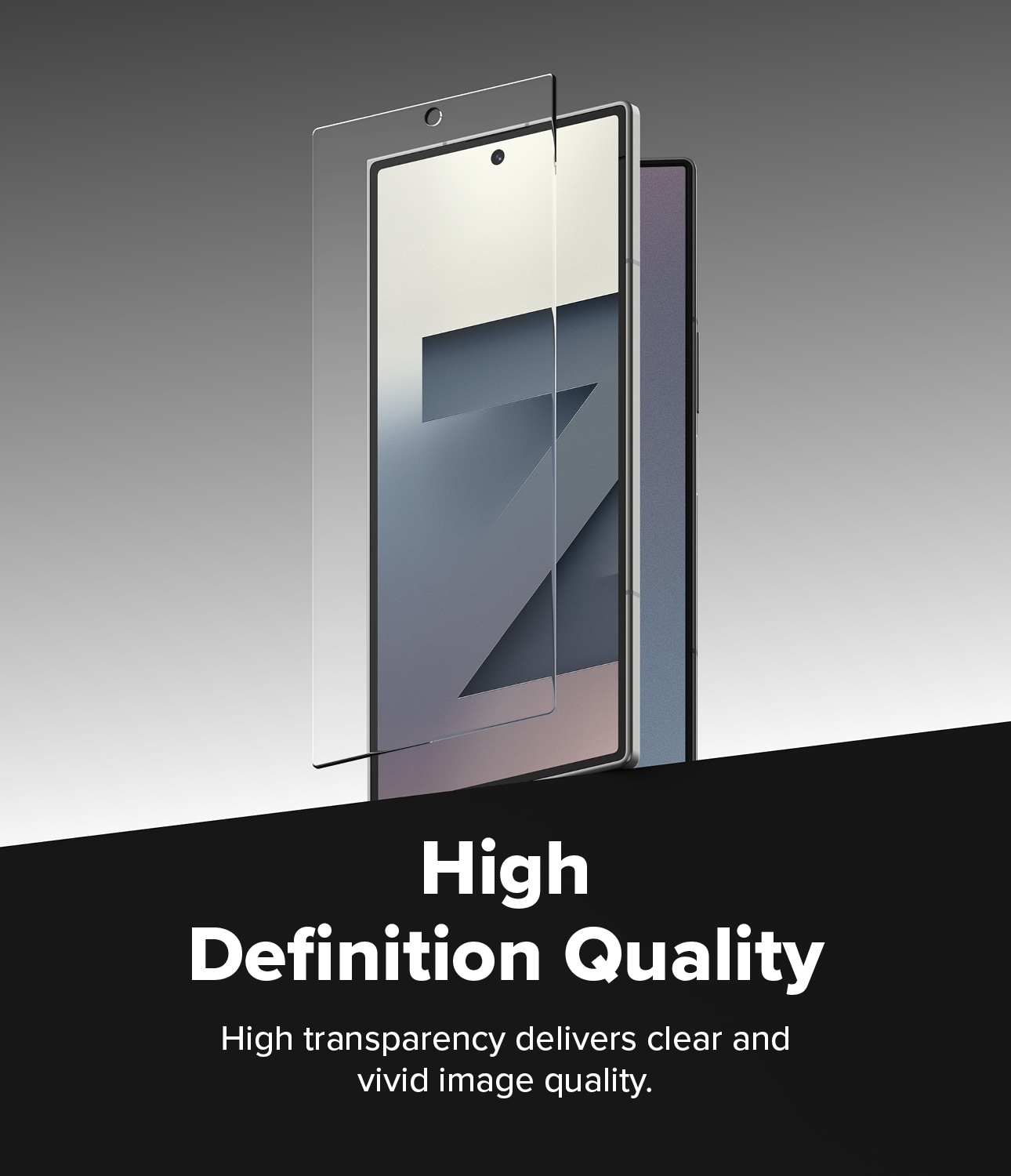 Samsung Galaxy Z Fold 7 Ytterskärmskydd i glas med monteringsram (2-pack)