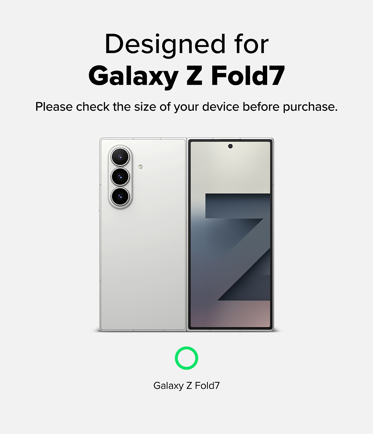 Samsung Galaxy Z Fold 7 2-pack Linsskydd med aluminiumram, Svart