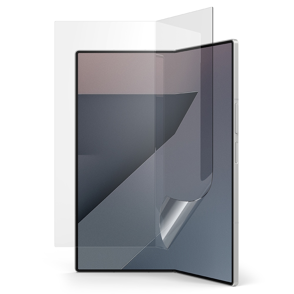 Samsung Galaxy Z Fold 7 Skärmskydd skyddsfilm med installationsram - Dual Easy (2-pack)