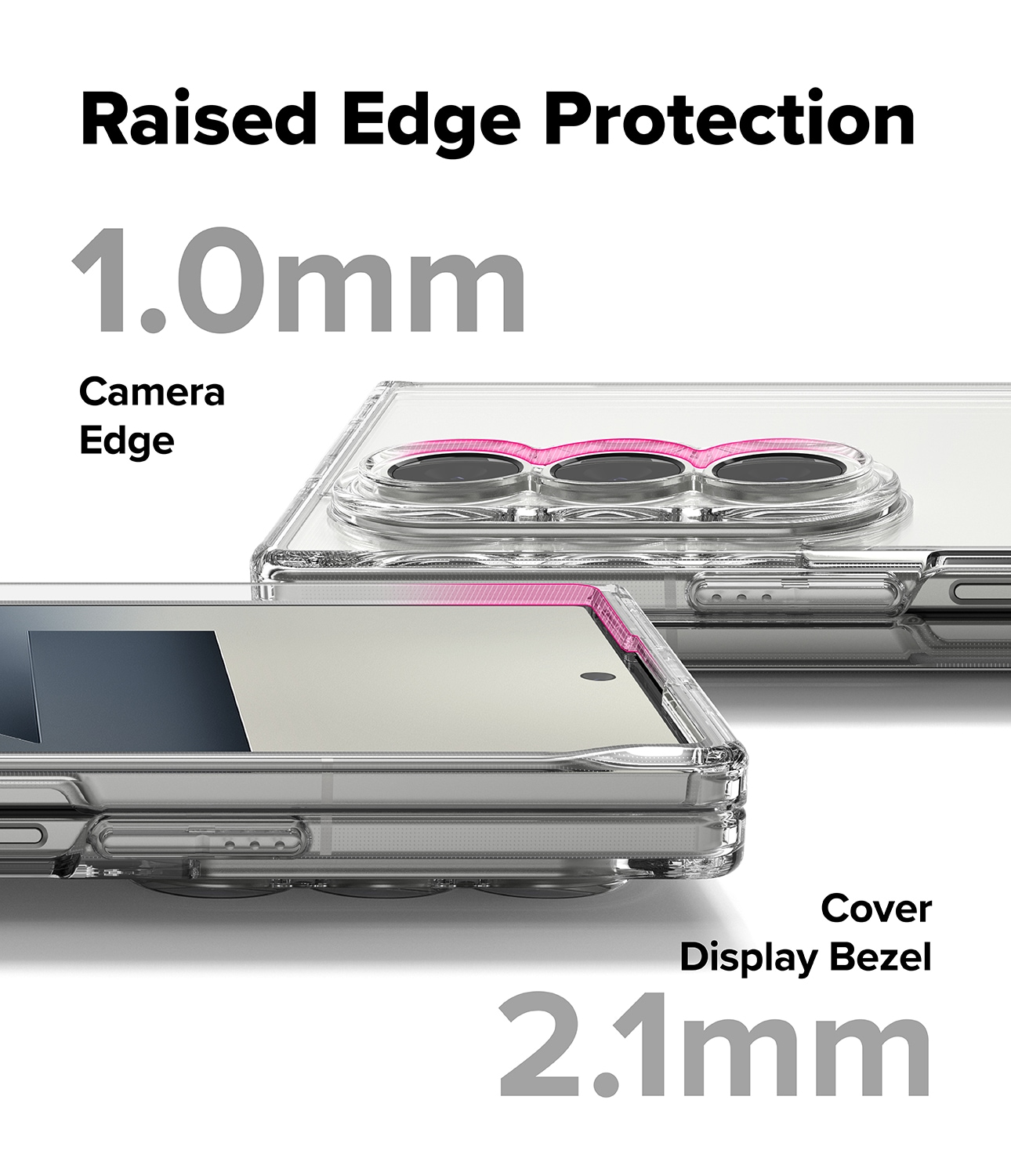 Samsung Galaxy Z Fold 7 Fusion skal, genomskinlig