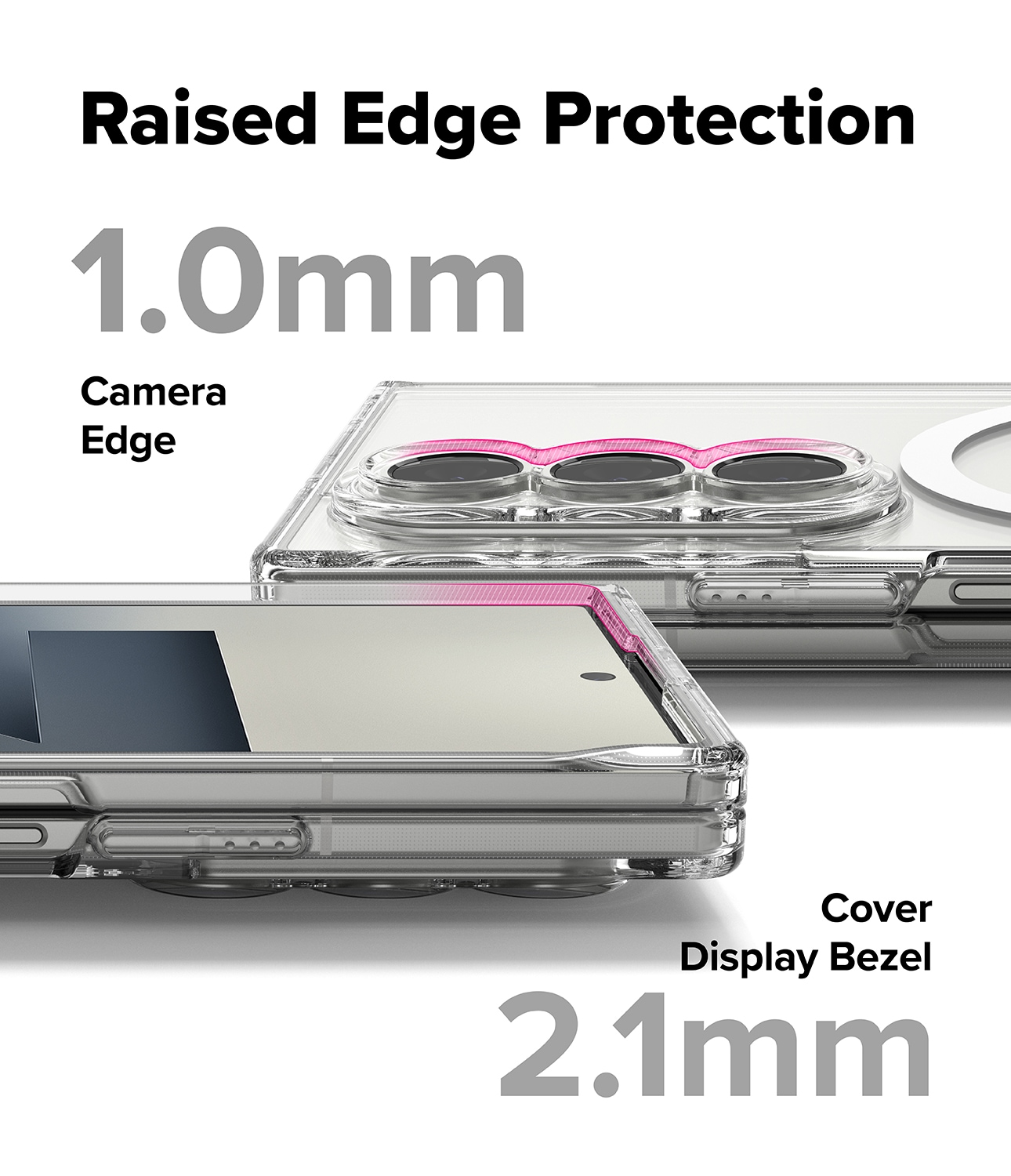 Samsung Galaxy Z Fold 7 Fusion MagSafe Skal, Genomskinlig