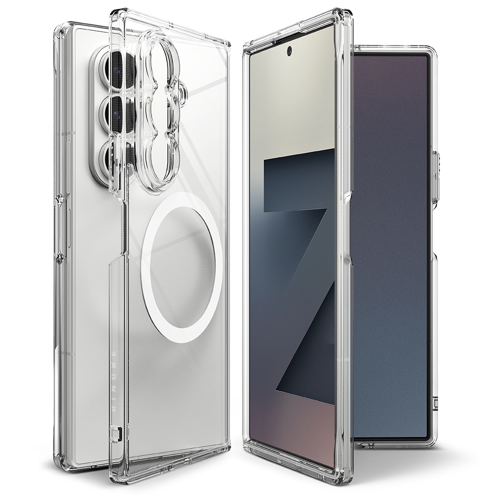 Samsung Galaxy Z Fold 7 Fusion MagSafe Skal, Genomskinlig