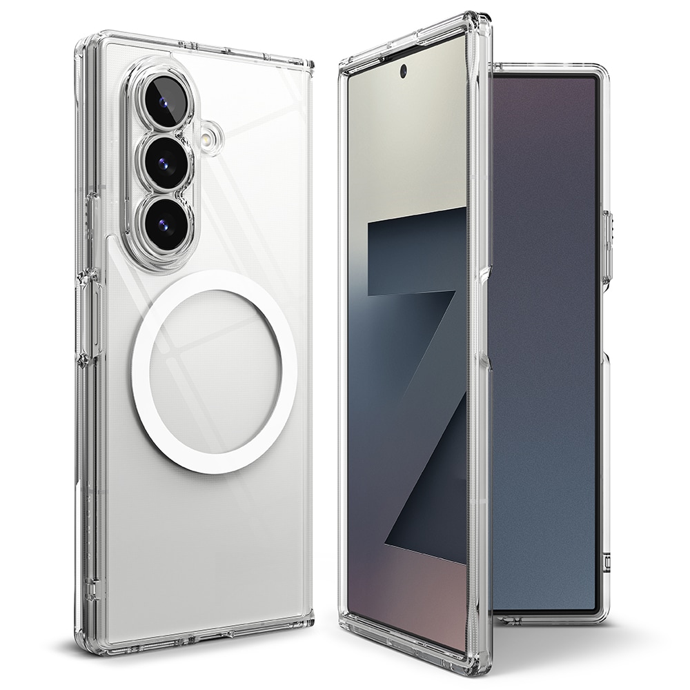 Samsung Galaxy Z Fold 7 Fusion MagSafe Skal, Genomskinlig