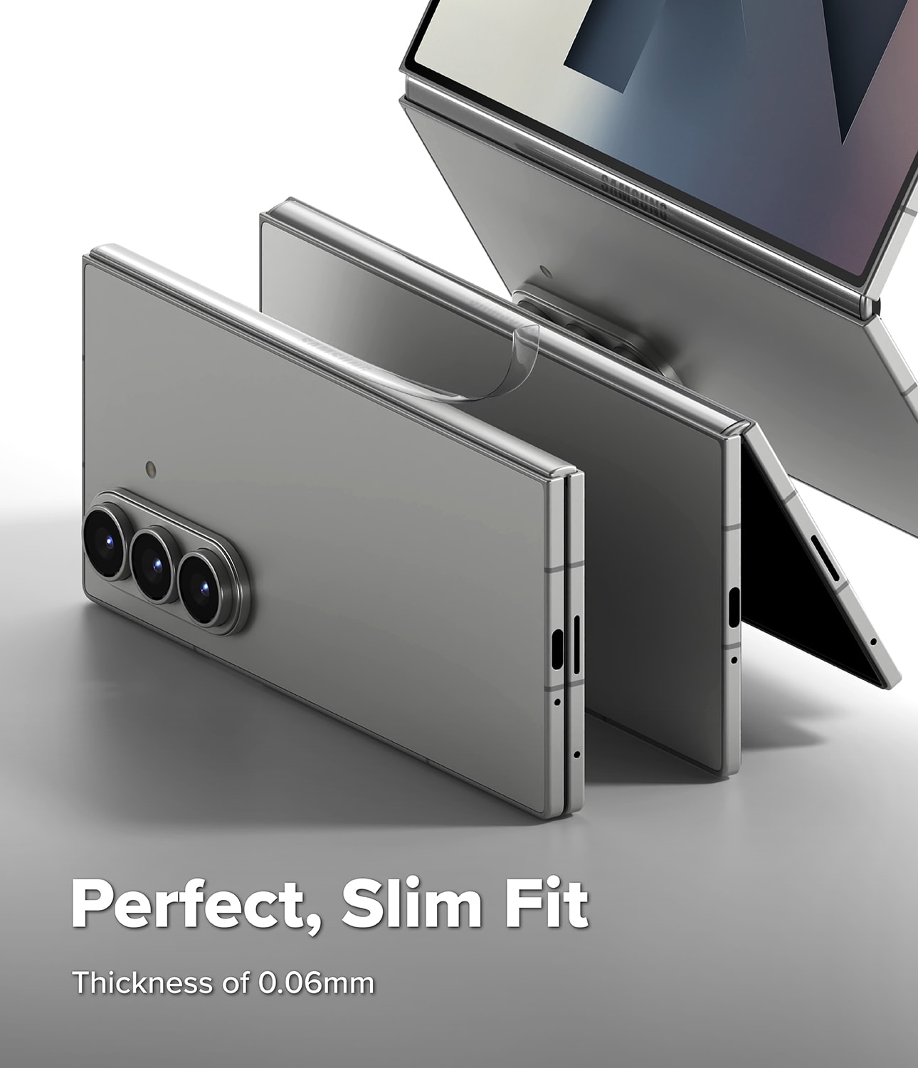 Samsung Galaxy Z Fold 7 Hinge skyddsfilm - Dual Easy (2-pack)