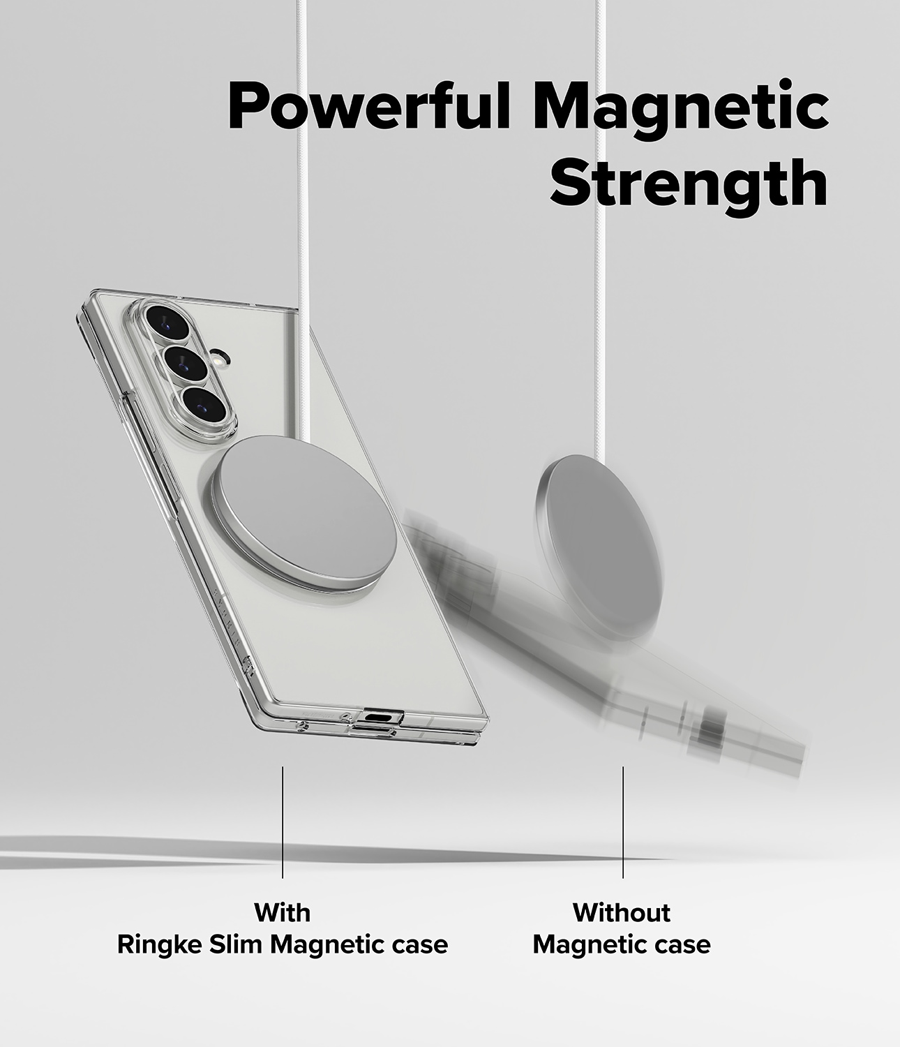 Samsung Galaxy Z Fold 7 Slim Magnetiskt Skal, Transparent