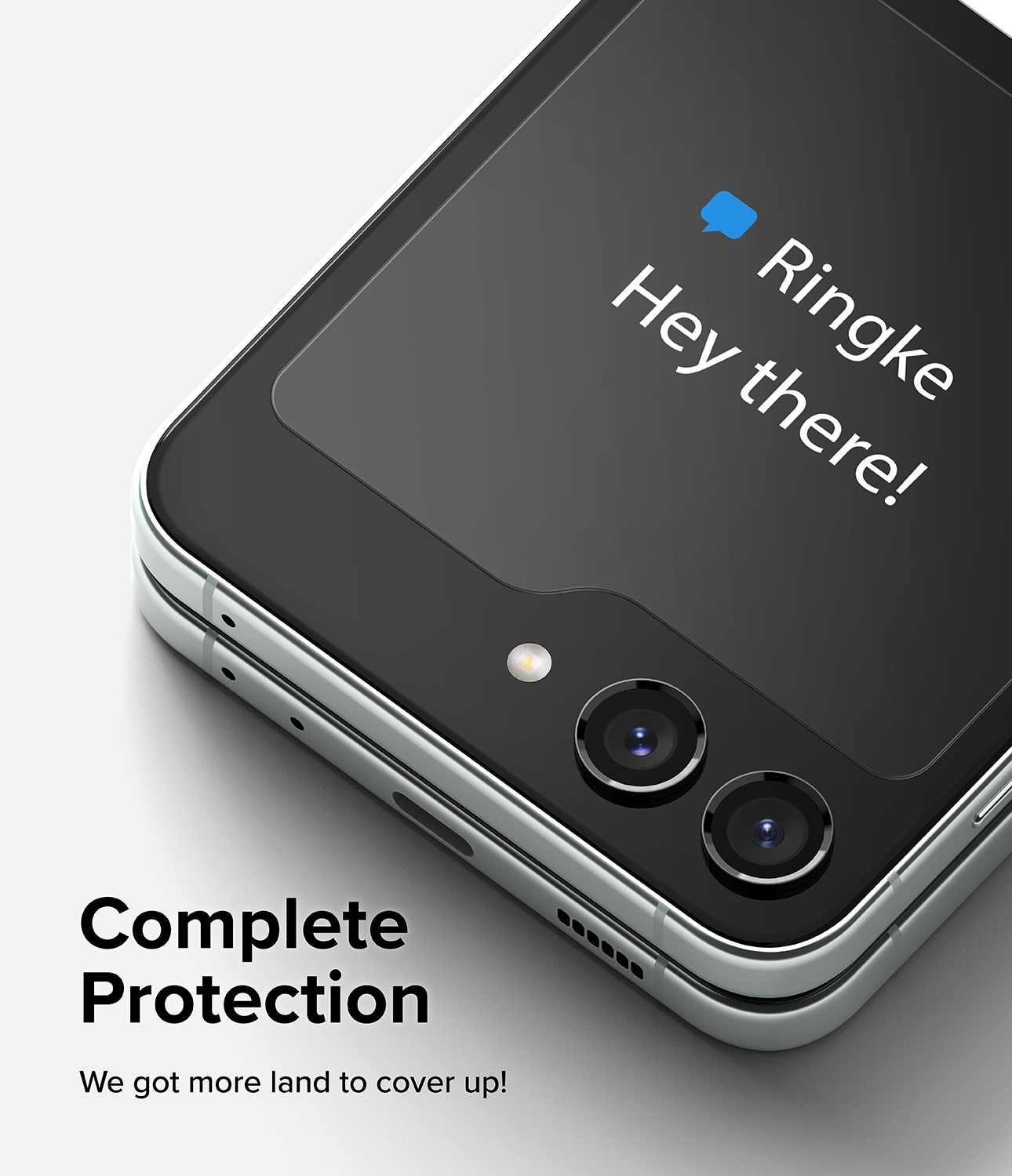 Samsung Galaxy Z Flip 5 Ytterskärmskydd i glas (2-pack)