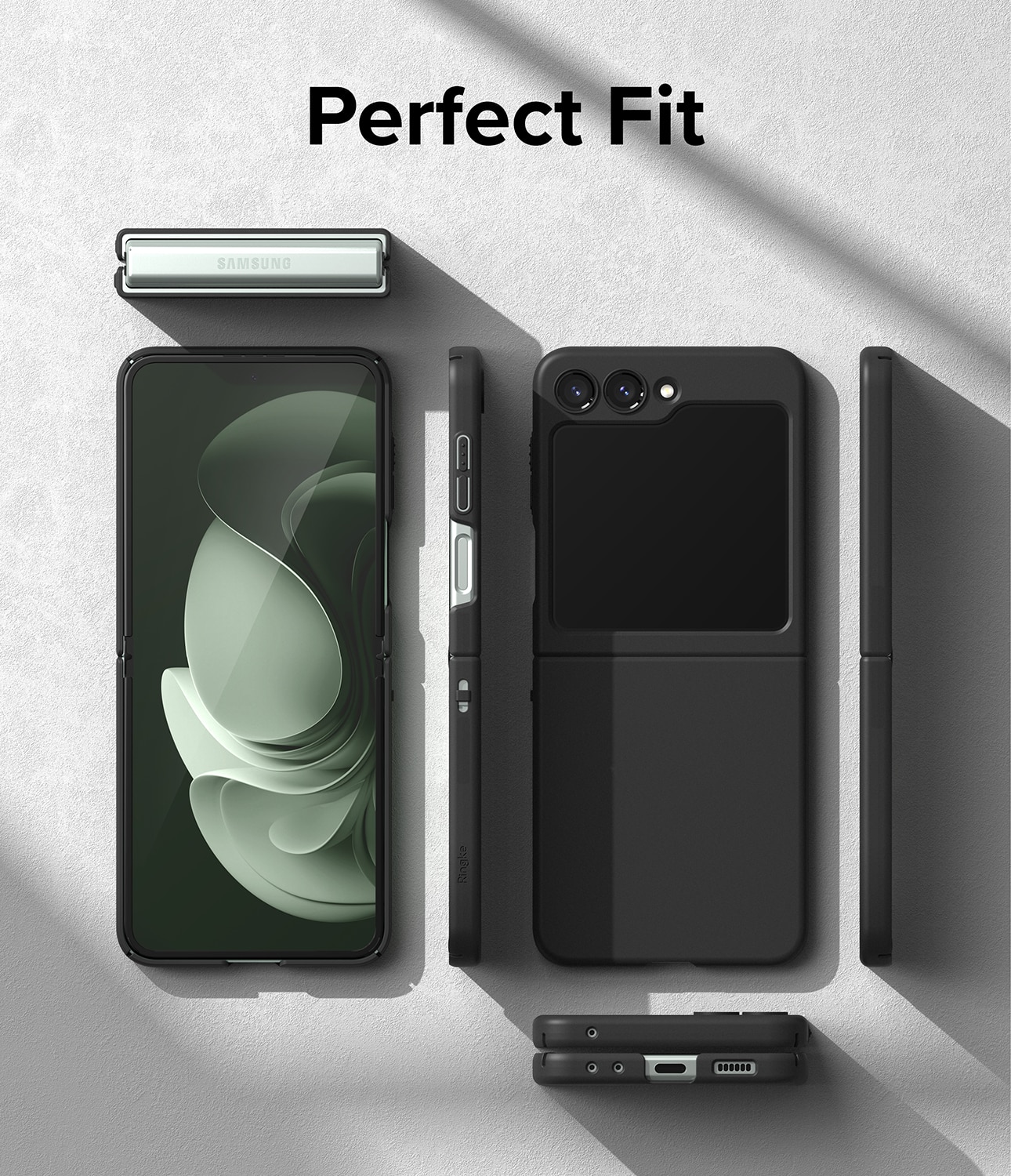 Samsung Galaxy Z Flip 5 Slim Skal, svart
