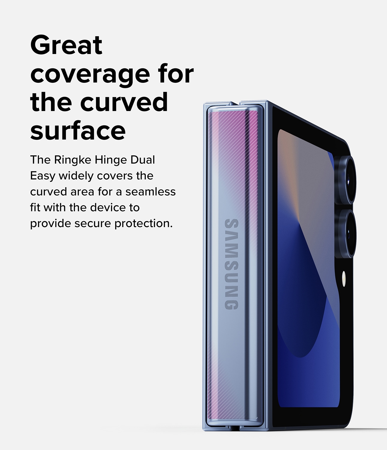 Samsung Galaxy Z Flip 4 Hinge skyddsfilm - Dual Easy (2-pack)