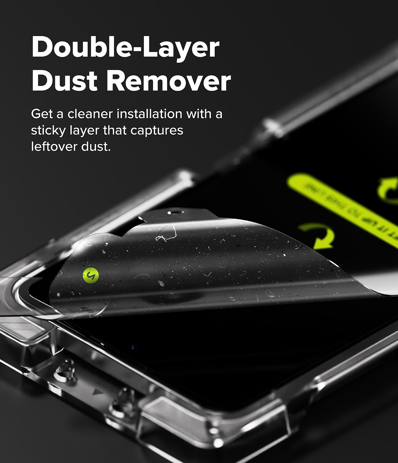 Samsung Galaxy Z Flip 7 Skärmskydd skyddsfilm med installationsram - Dual Easy (2-pack)