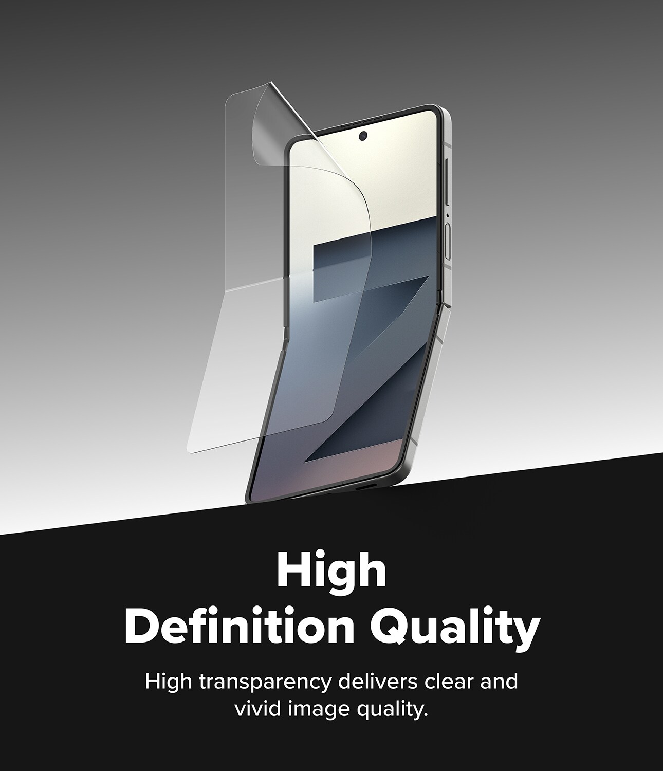 Samsung Galaxy Z Flip 7 Skärmskydd skyddsfilm med installationsram - Dual Easy (2-pack)