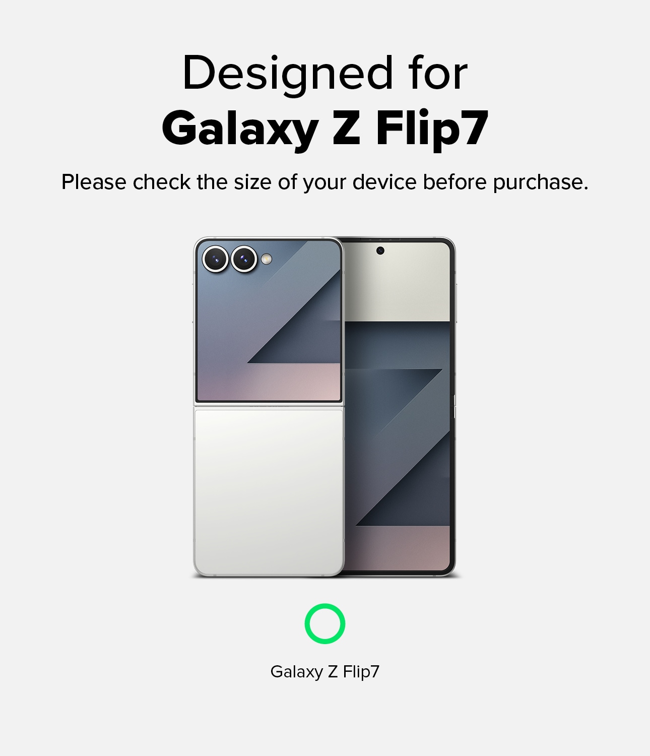 Samsung Galaxy Z Flip 7 Fusion MagSafe Skal, genomskinlig
