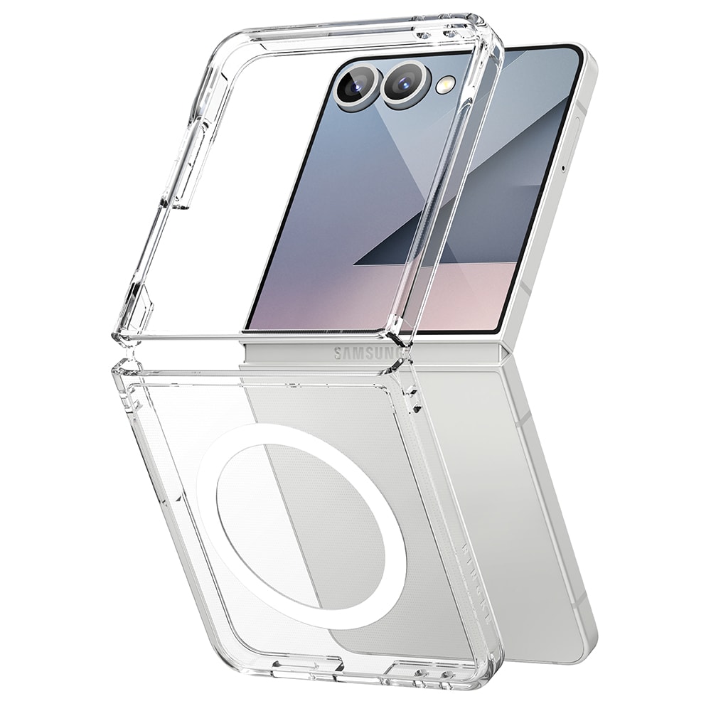Samsung Galaxy Z Flip 7 Fusion MagSafe Skal, genomskinlig