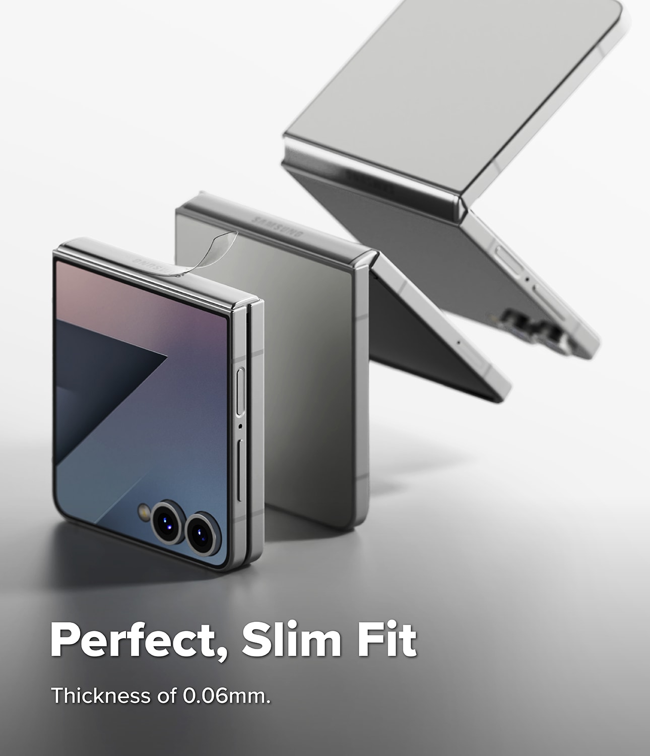 Samsung Galaxy Z Flip 7 Hinge skyddsfilm - Dual Easy (2-pack)