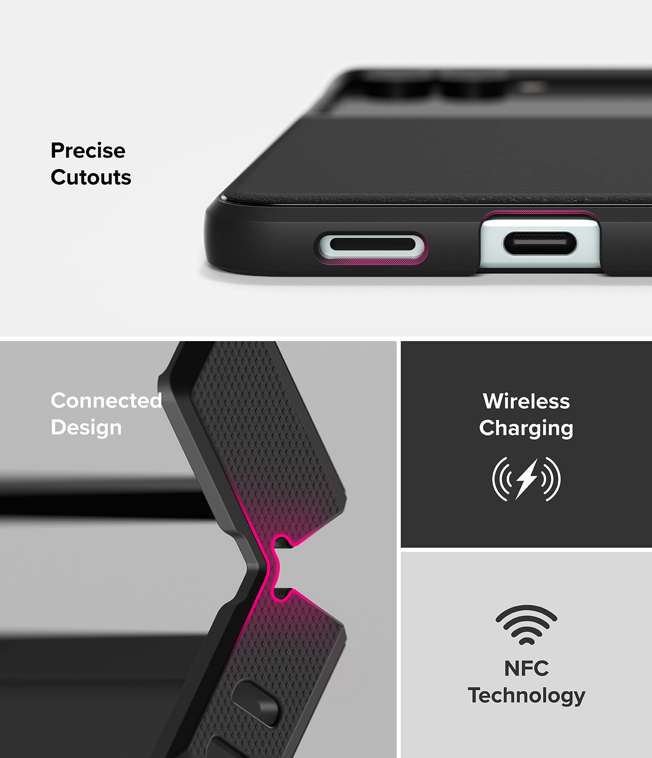 Samsung Galaxy Z Flip 7 Onyx MagSafe Skal, Black