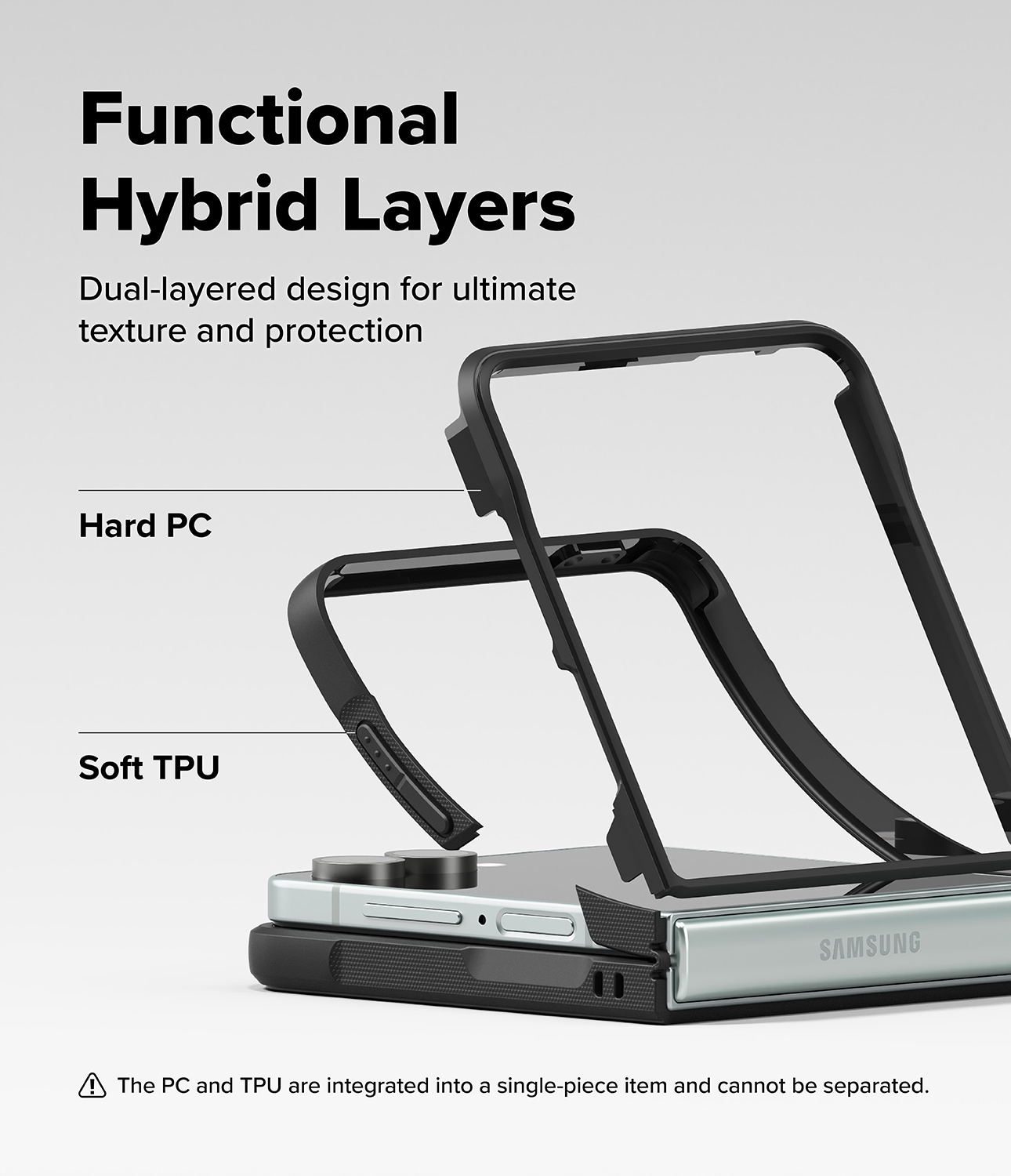 Samsung Galaxy Z Flip 7 Onyx MagSafe Skal, Black