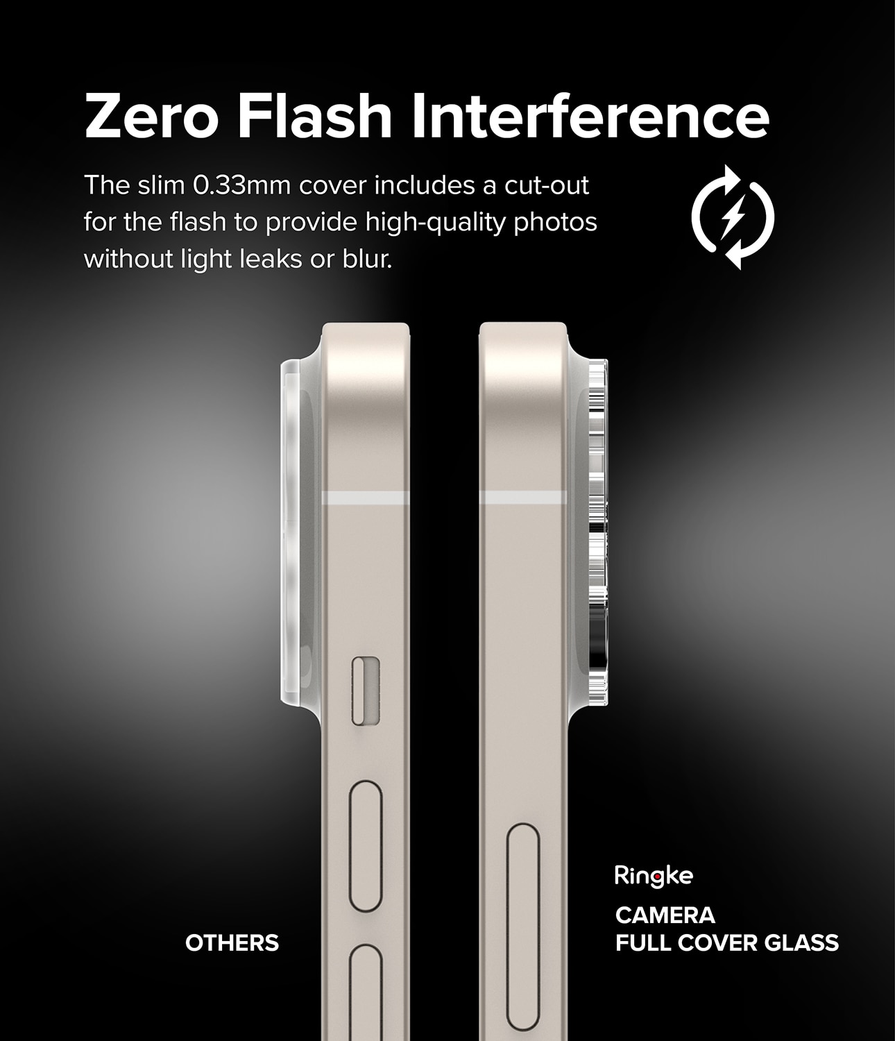 iPhone 14 Plus Kameraskydd i glas (2-pack)