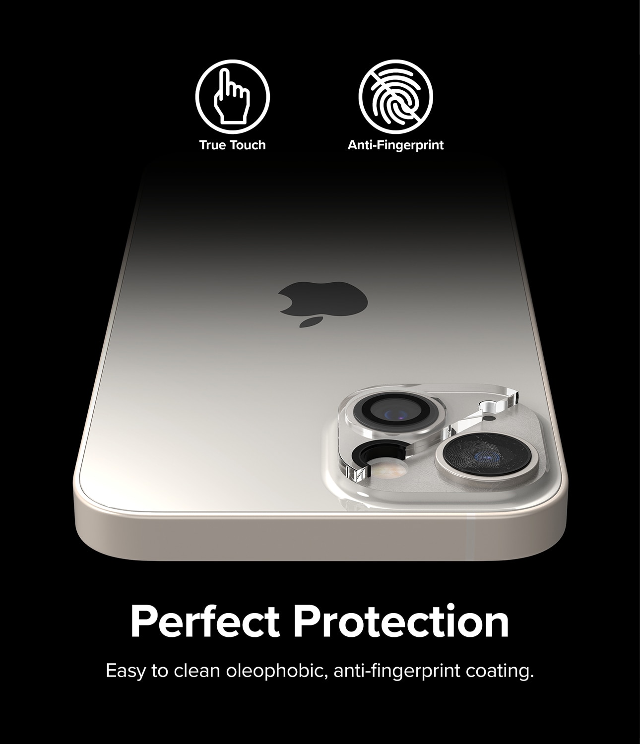 iPhone 14 Plus Kameraskydd i glas (2-pack)
