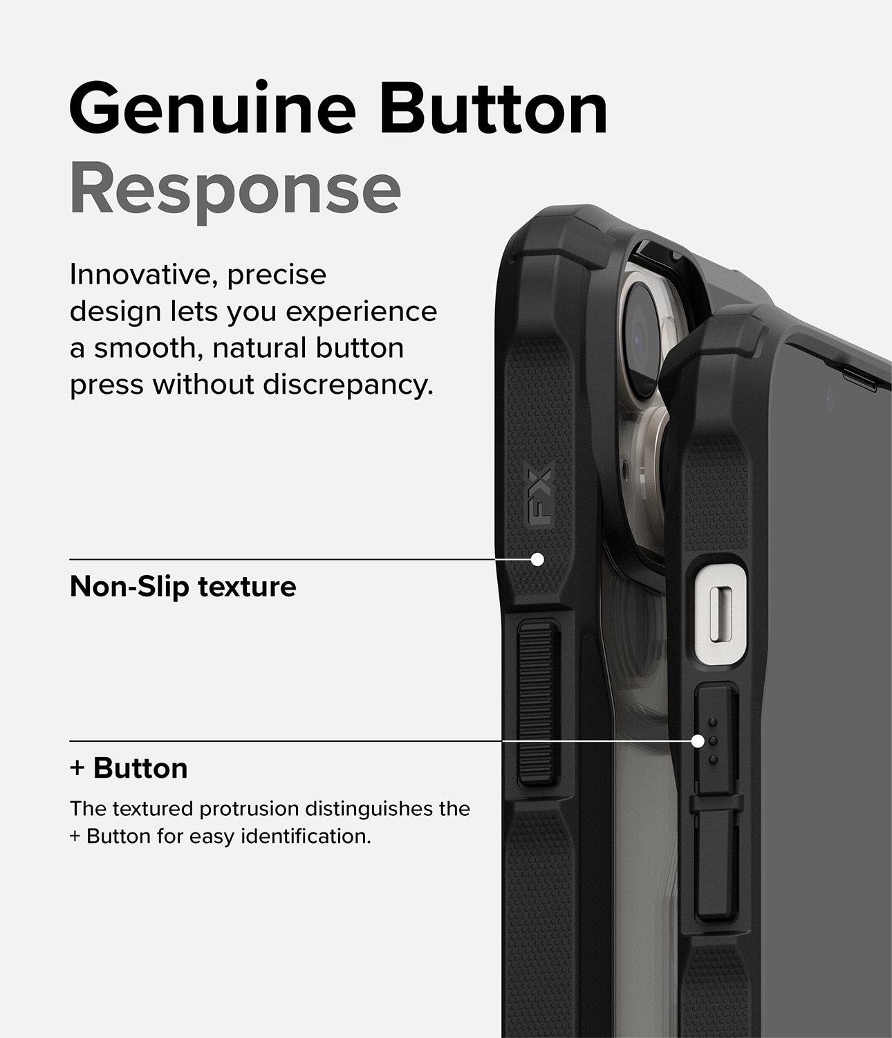 iPhone 14 Fusion X Skal, svart/genomskinlig