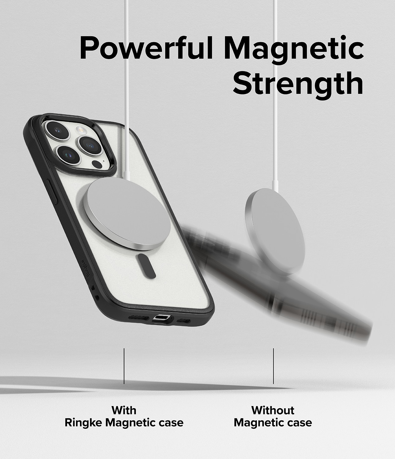 iPhone 15 Pro Max Fusion Bold MagSafe Skal, svart