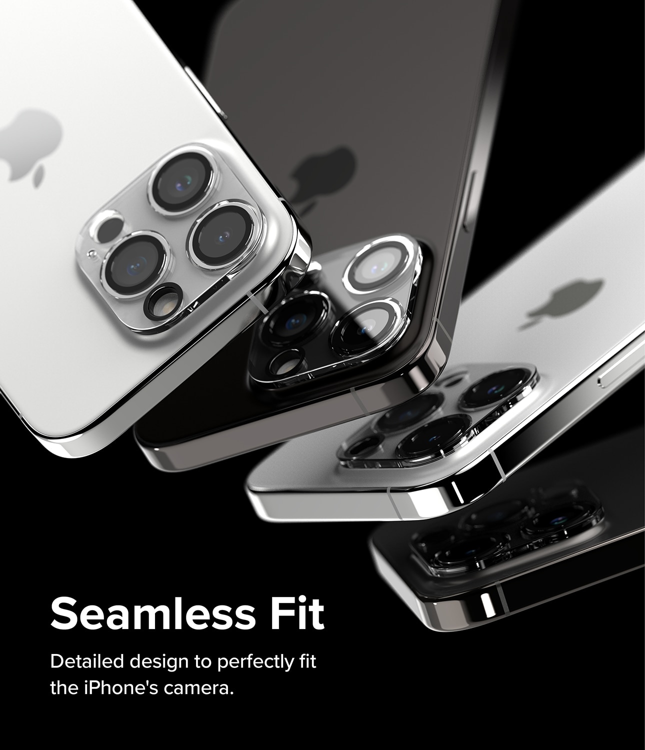 iPhone 15 Pro Max Kameraskydd i glas (2-pack)