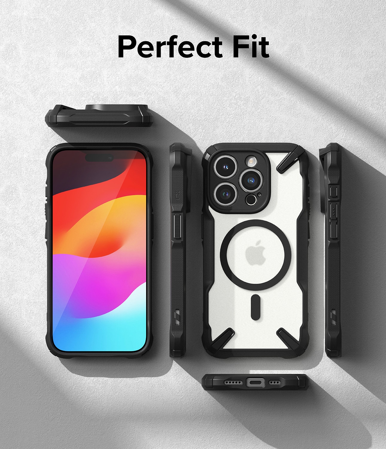 iPhone 15 Pro Fusion X MagSafe Skal, svart