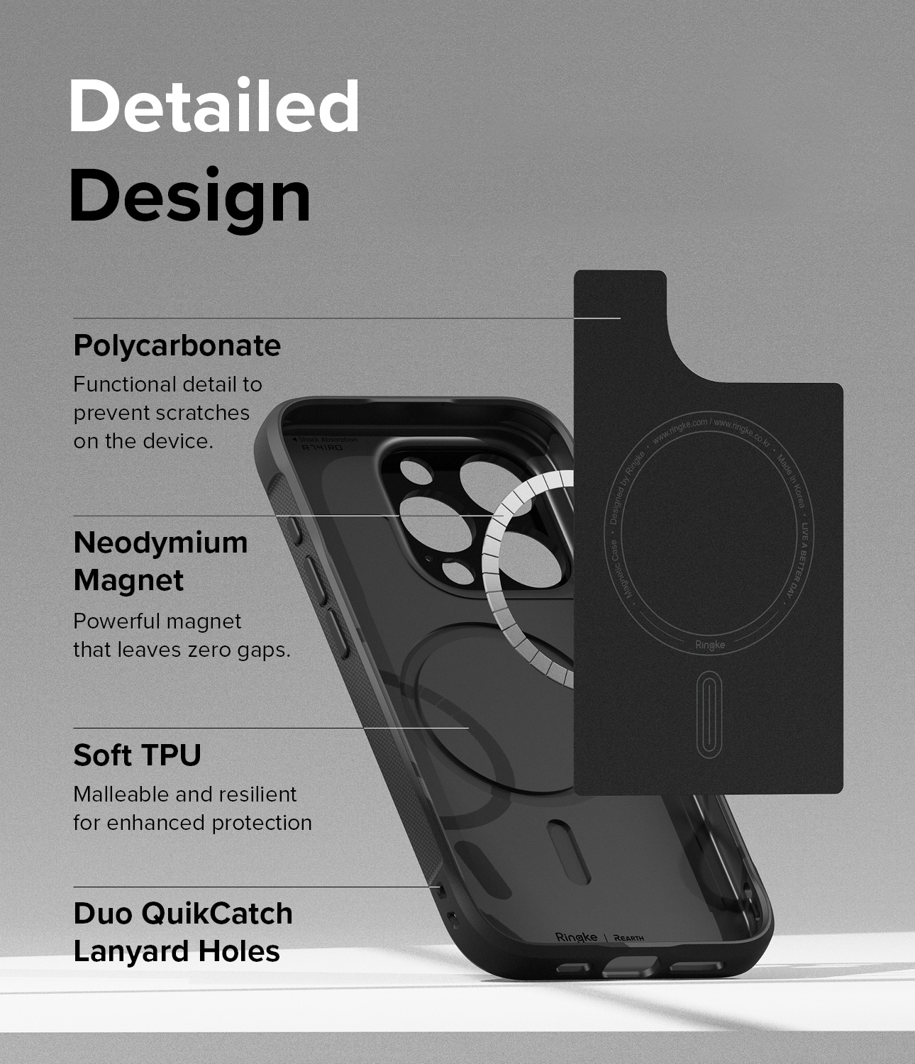 iPhone 15 Pro Max Onyx MagSafe Skal, Black