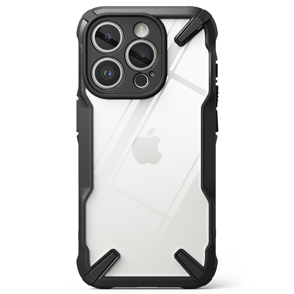 iPhone 15 Pro Max Fusion X Skal, svart/genomskinlig