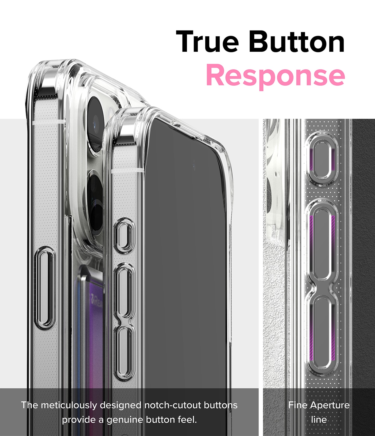 iPhone 15 Pro Fusion Skal med kortfack, genomskinlig