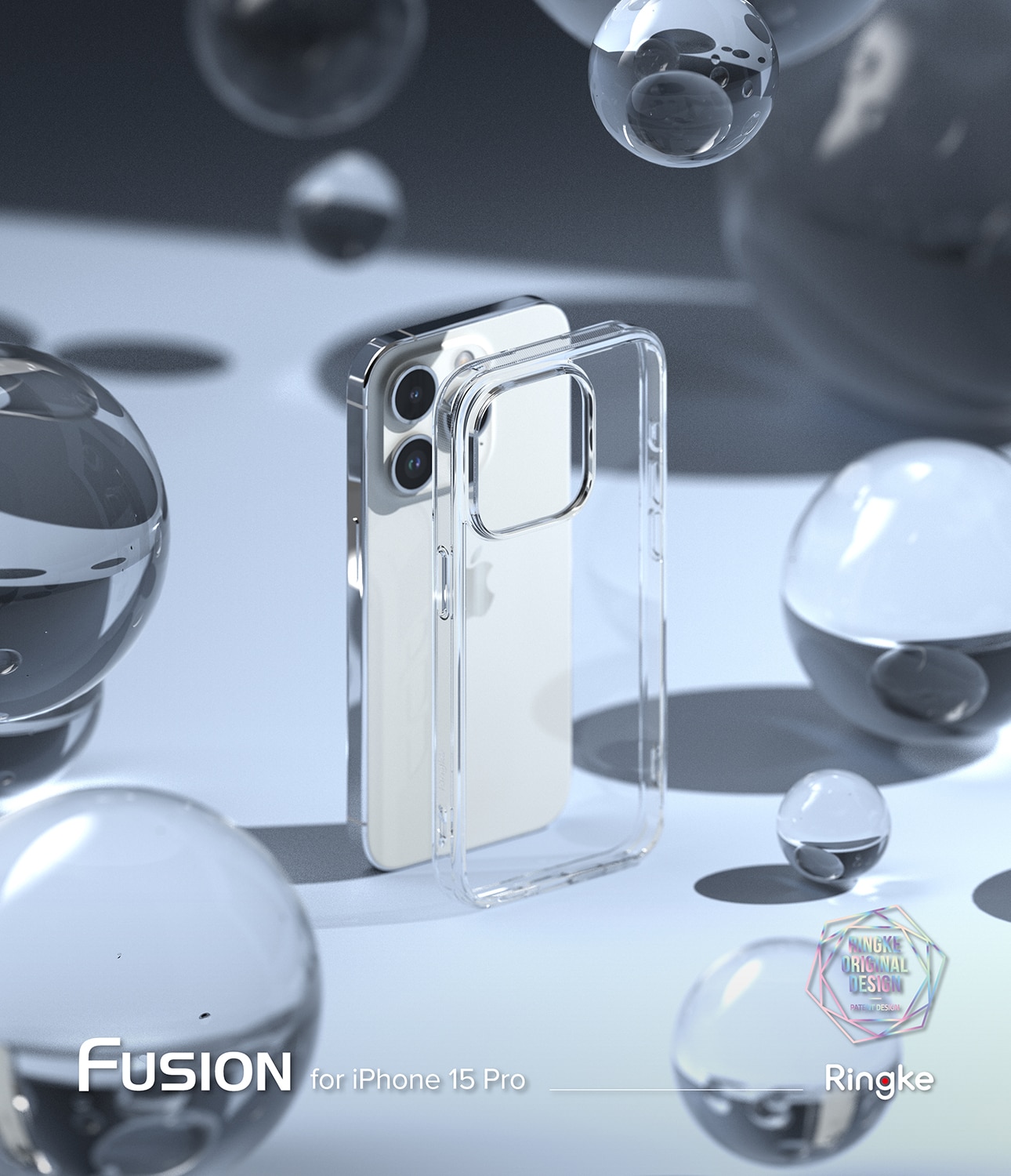iPhone 15 Pro Fusion skal, genomskinlig