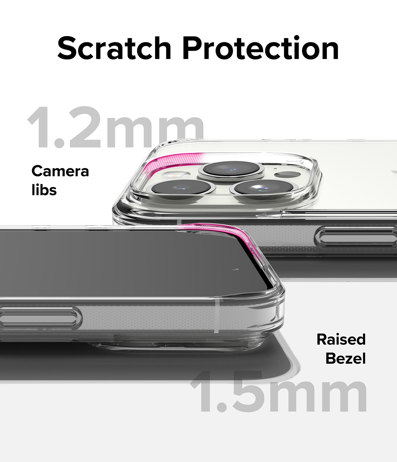 iPhone 15 Pro Fusion skal, Genomskinlig