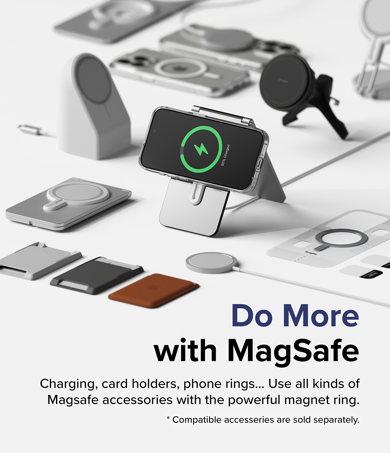 iPhone 15 Pro Fusion MagSafe Skal, Genomskinlig