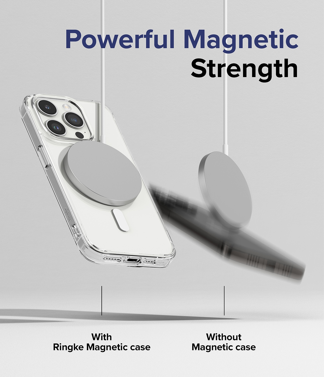 iPhone 15 Pro Fusion MagSafe Skal, Genomskinlig