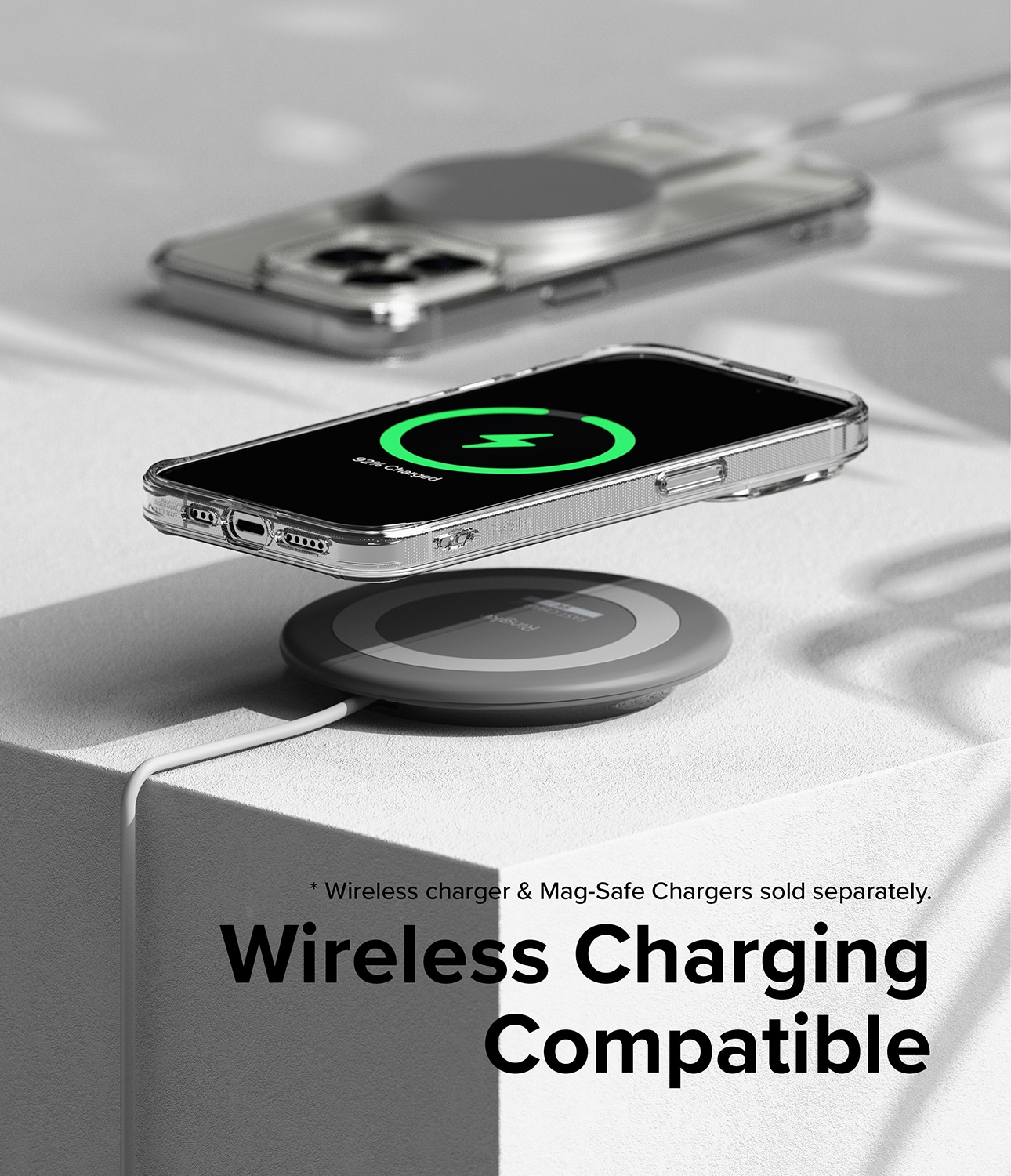 iPhone 15 Pro Fusion MagSafe Skal, Genomskinlig