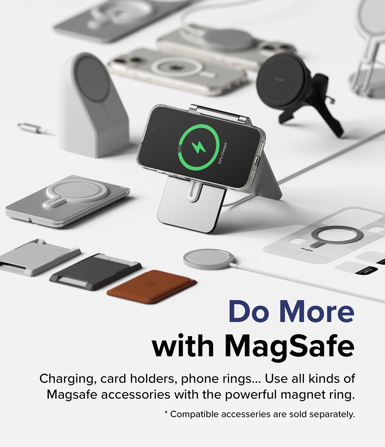 iPhone 15 Pro Fusion MagSafe Skal, Matt transparent
