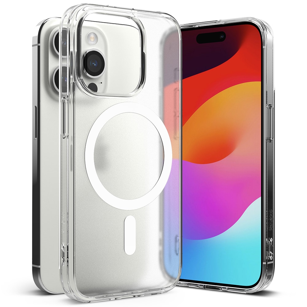 iPhone 15 Pro Fusion MagSafe Skal, Matt transparent