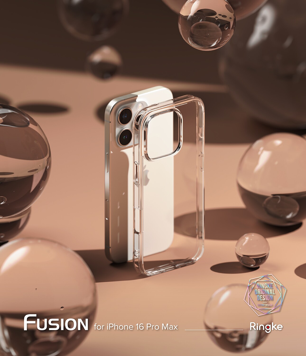 iPhone 16 Pro Max Fusion skal, Genomskinlig
