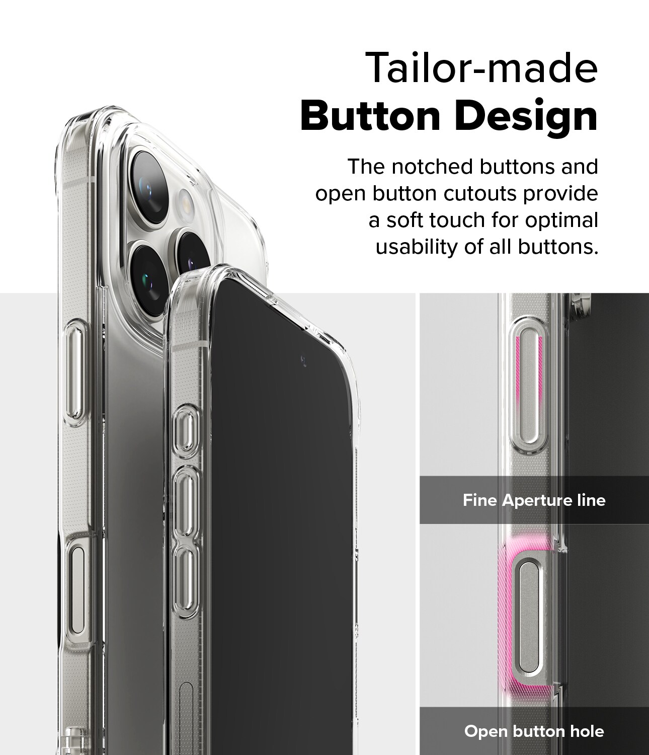 iPhone 16 Pro Max Fusion skal, Genomskinlig