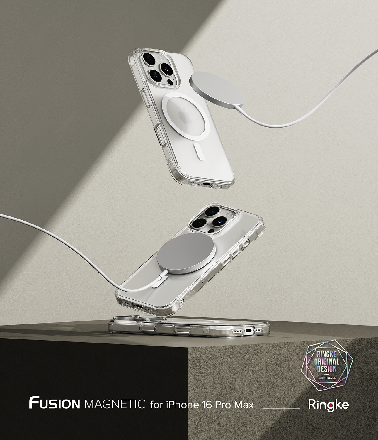 iPhone 16 Pro Max Fusion MagSafe Skal, Genomskinlig