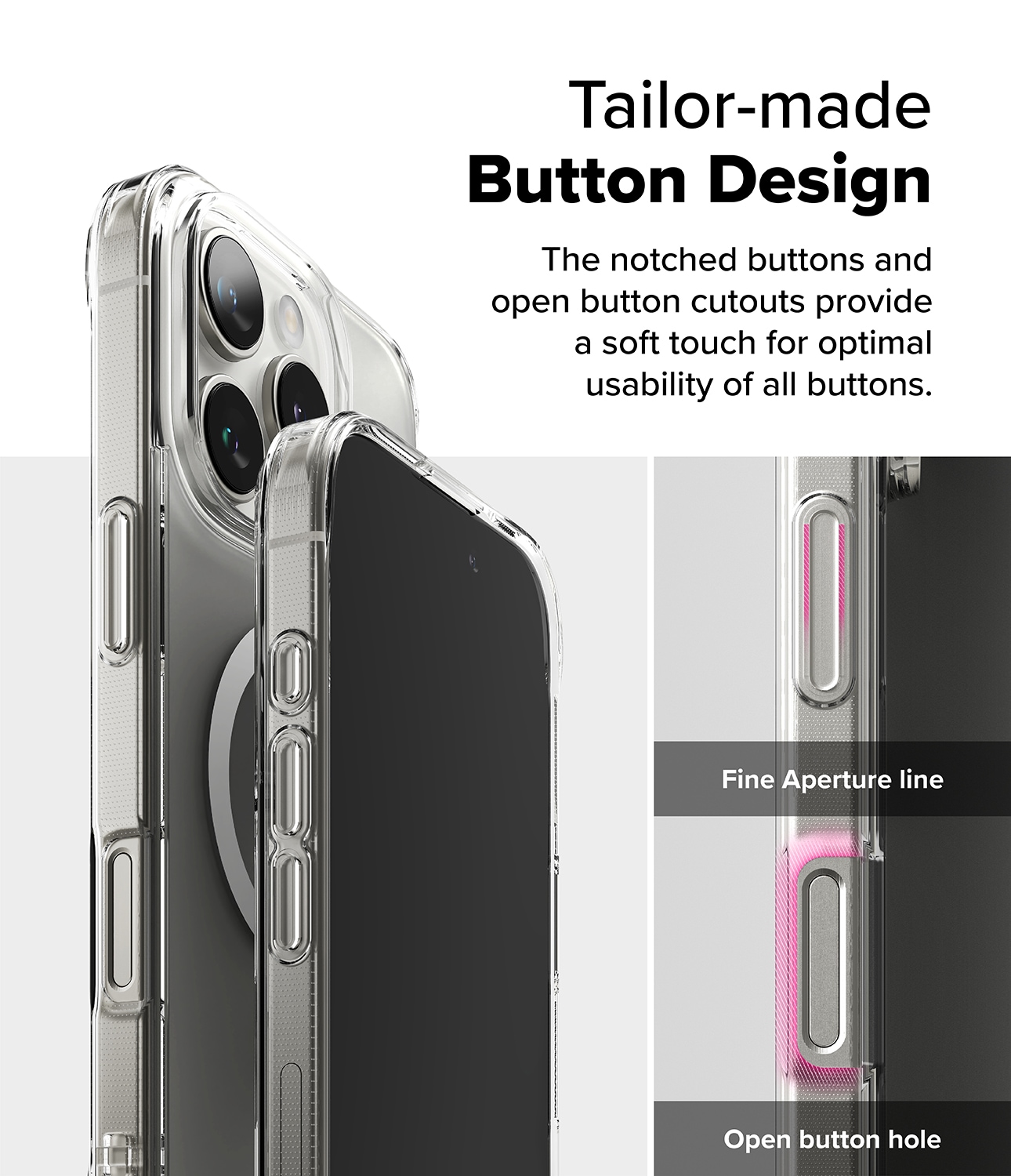 iPhone 16 Pro Max Fusion MagSafe Skal, Genomskinlig