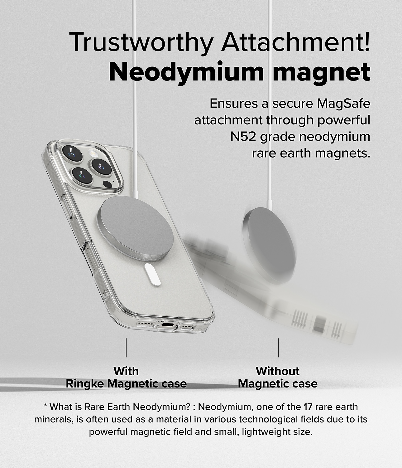 iPhone 16 Pro Max Fusion MagSafe Skal, Genomskinlig