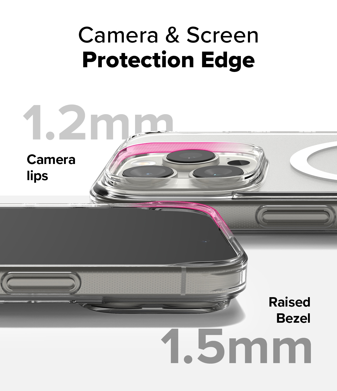 iPhone 16 Pro Max Fusion MagSafe Skal, Genomskinlig