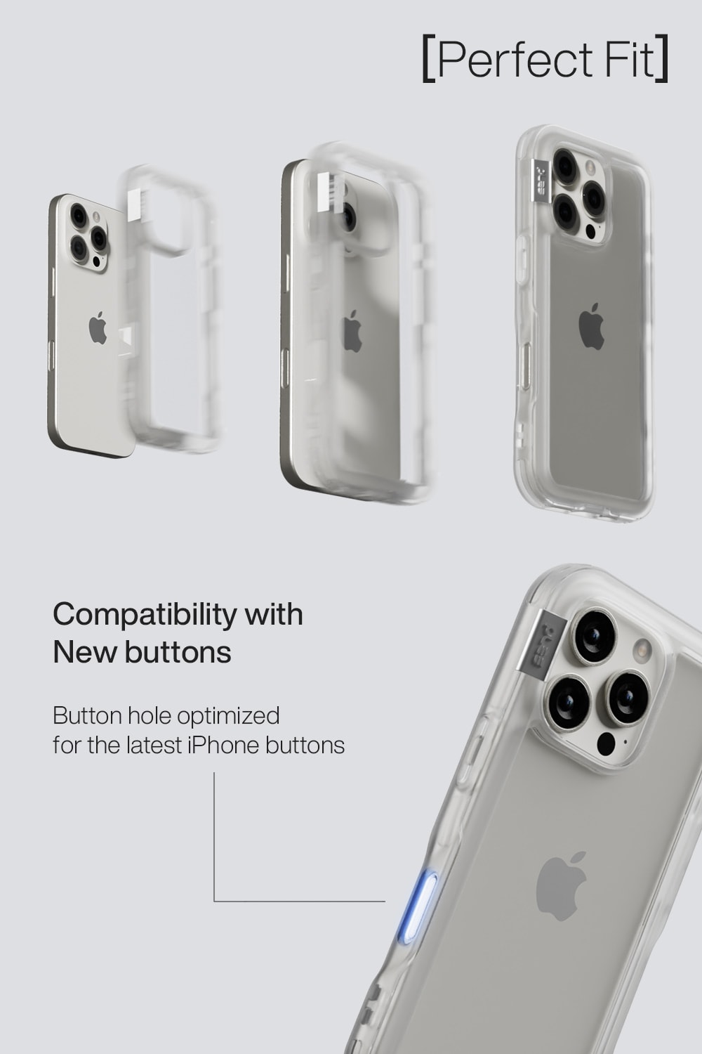 iPhone 16 Pro Arche MagSafe Skal med ställ Matte Black