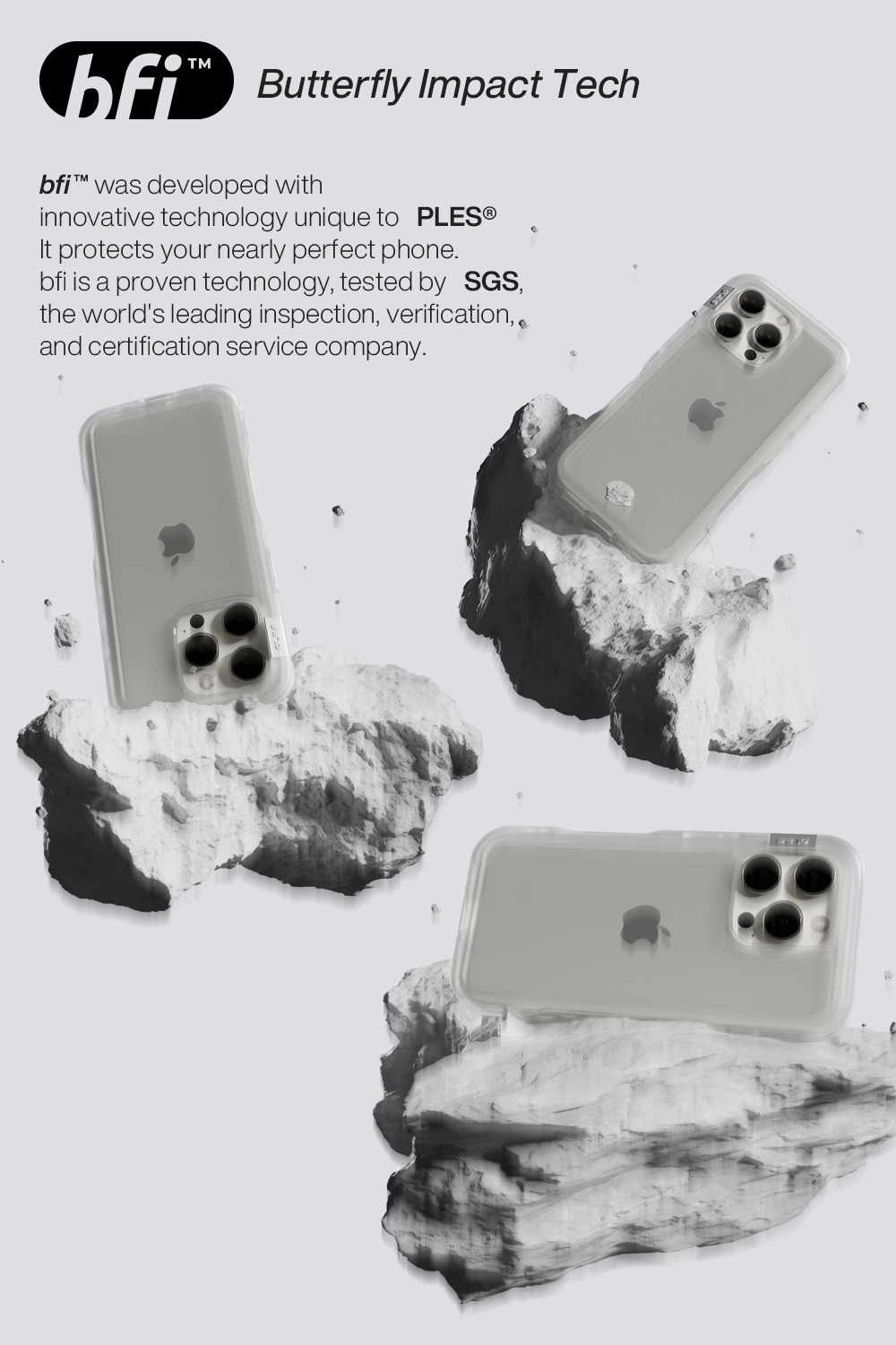 iPhone 16 Pro Arche MagSafe Skal med ställ Matte Black